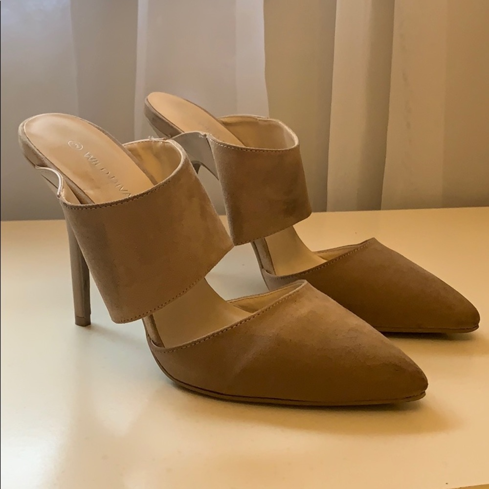 Double strap heels